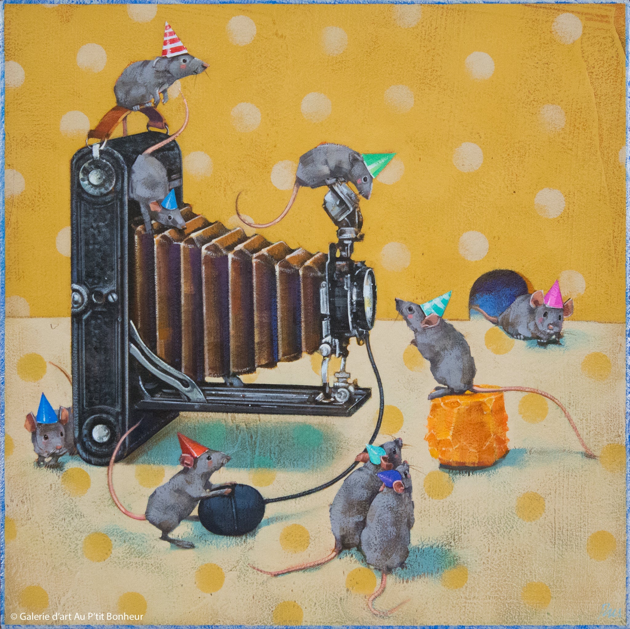 Angie Rees, artiste peintre | Oeuvres disponibles | Galerie d'art Au P'tit Bonheur