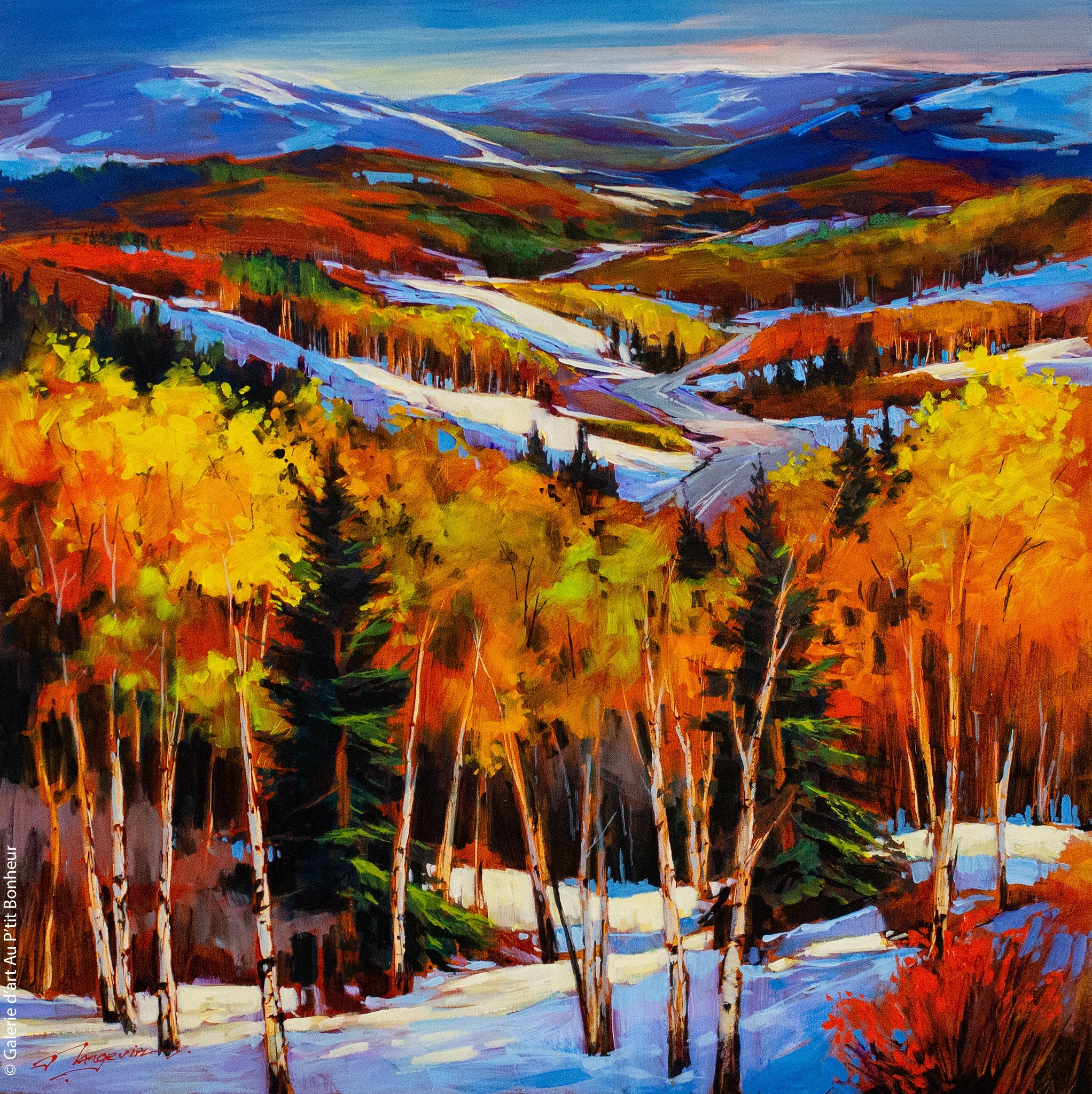 David Langevin, artiste peintre | Oeuvres disponibles | Galerie d'art Au P'tit Bonheur