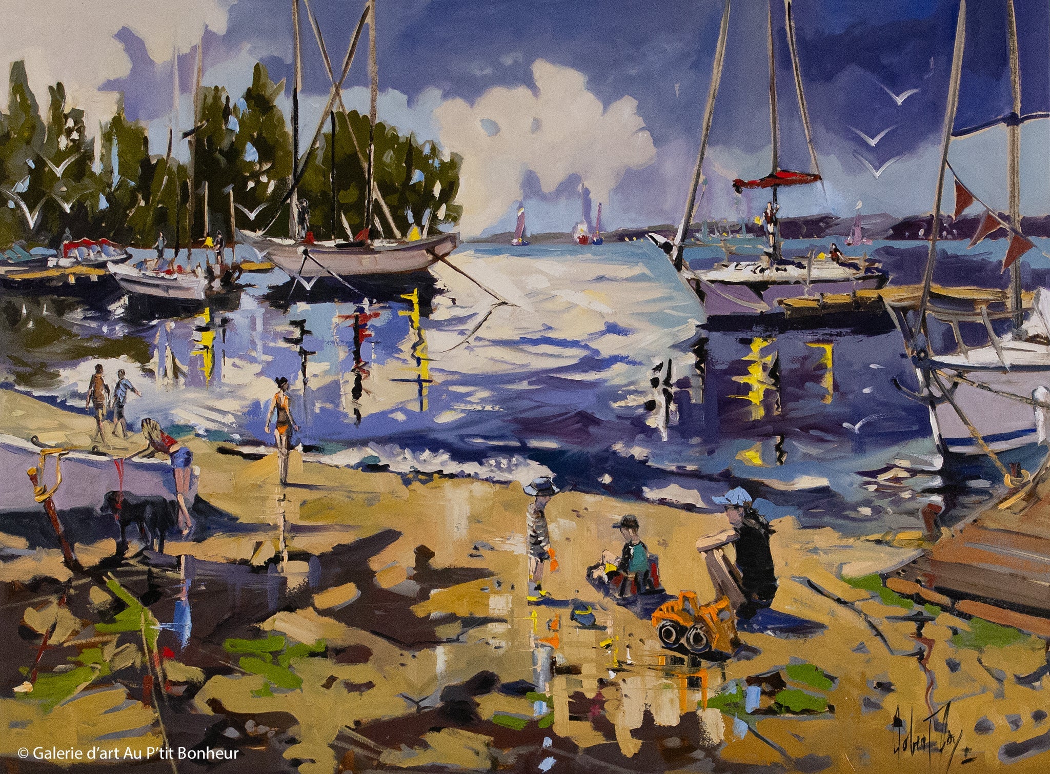 Robert Roy, artiste peintre | Oeuvres disponibles | Galerie d'art Au P'tit Bonheur