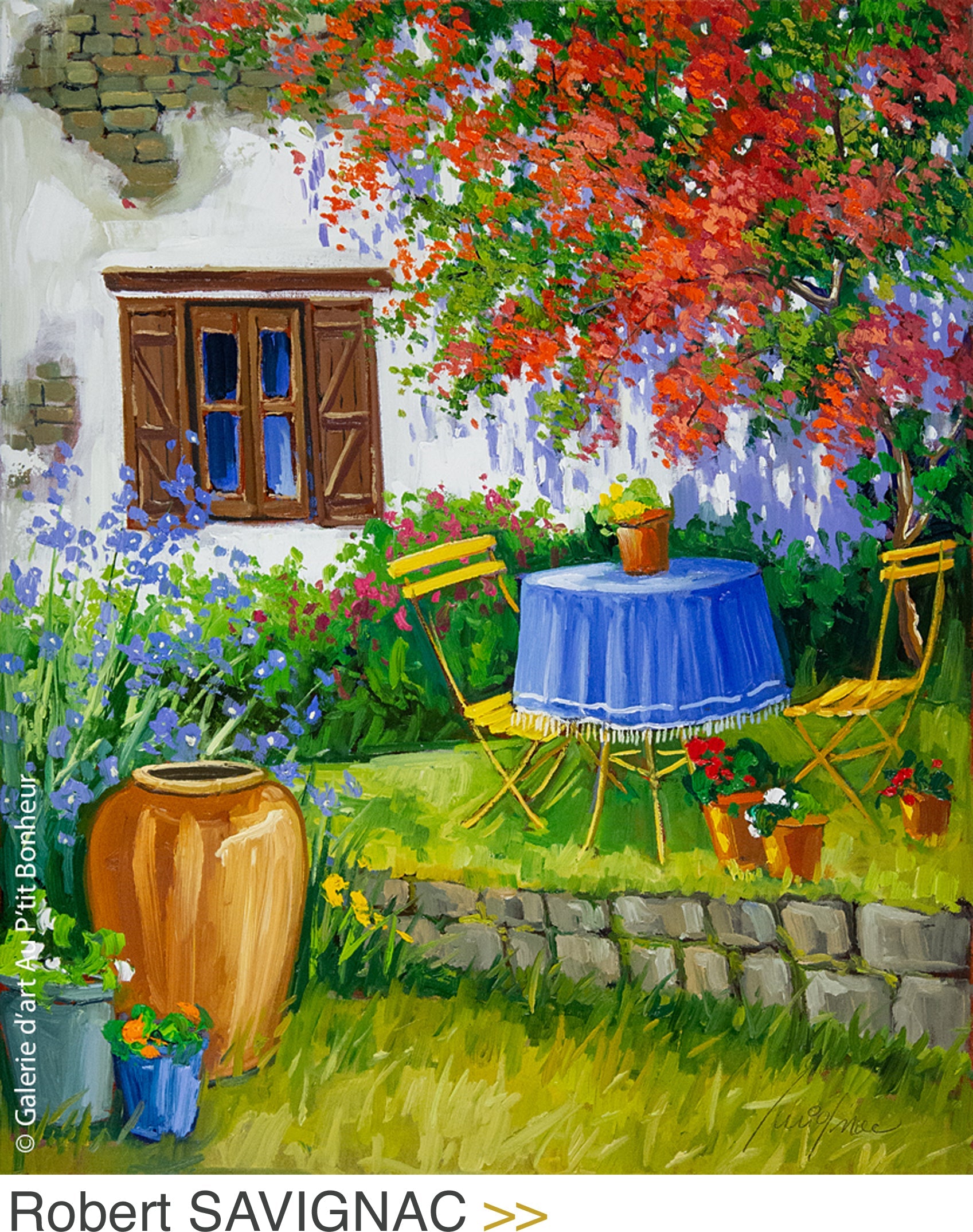 Robert Savignac, artiste peintre | Oeuvres disponibles | Galerie d'art Au P'tit Bonheur