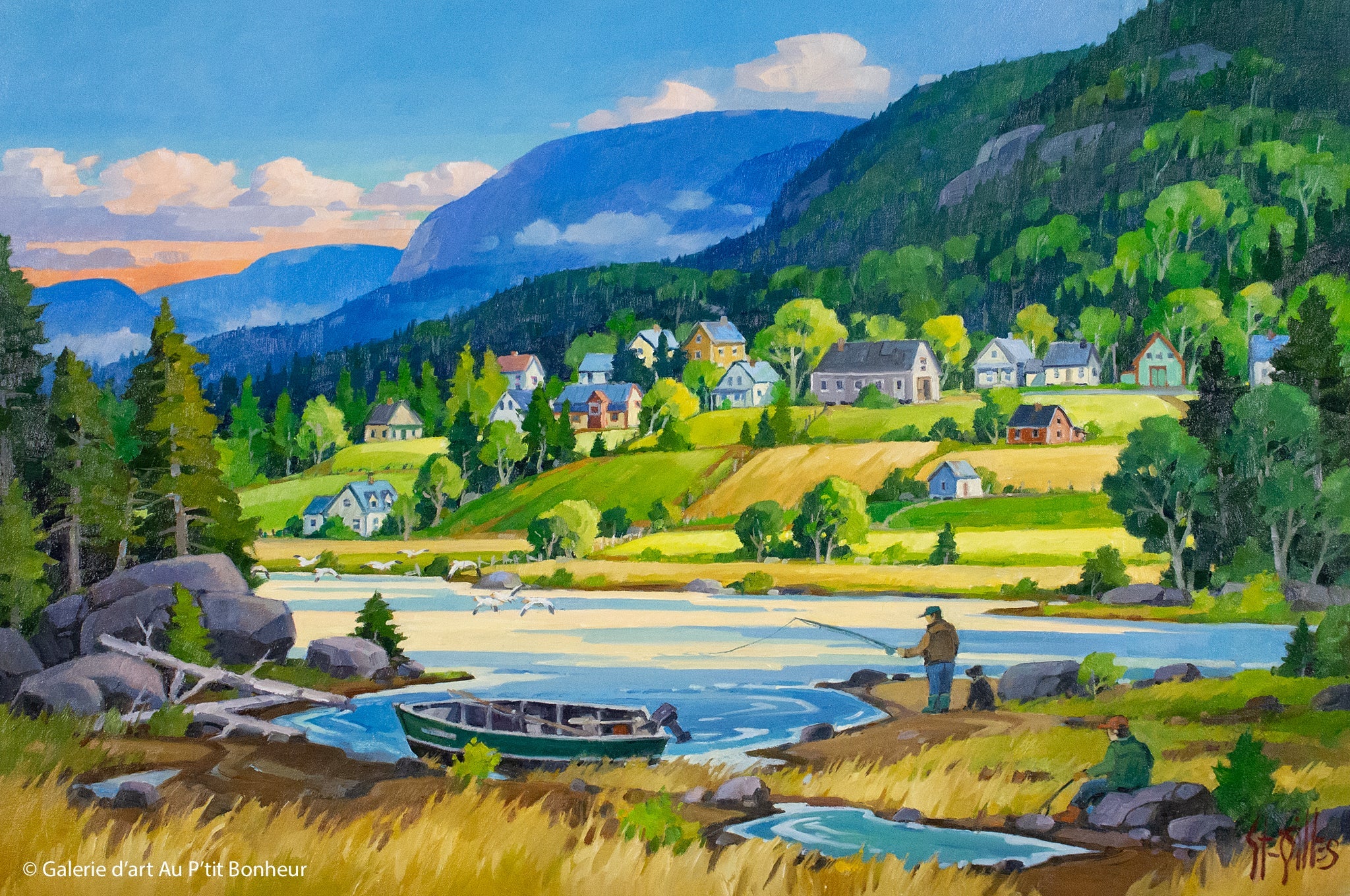 St-Gilles, artiste peintre | Oeuvres disponibles | Galerie d'art Au P'tit Bonheur