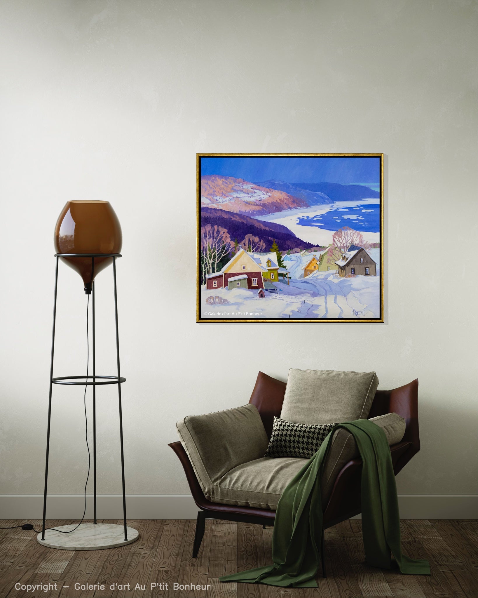 Louise Martineau | Descente sur le Rang St-Antoine, St-Irénée