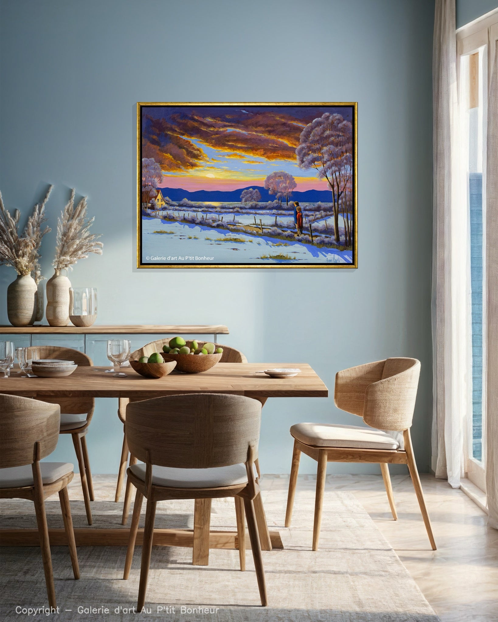 Rémi Clark | Lumière bleue sous un ciel de feu (2012)