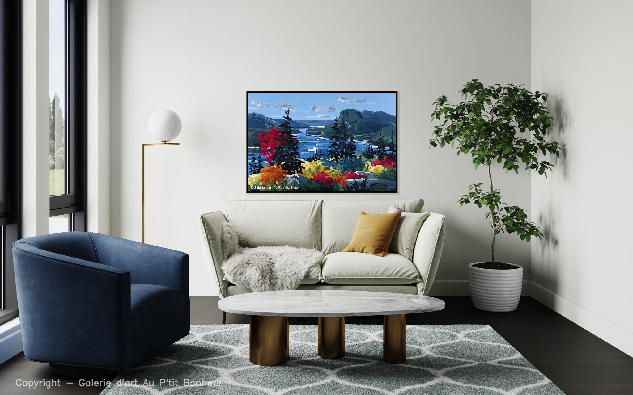 Martine Chassé | Matin calme à Woody Point, Terre-Neuve