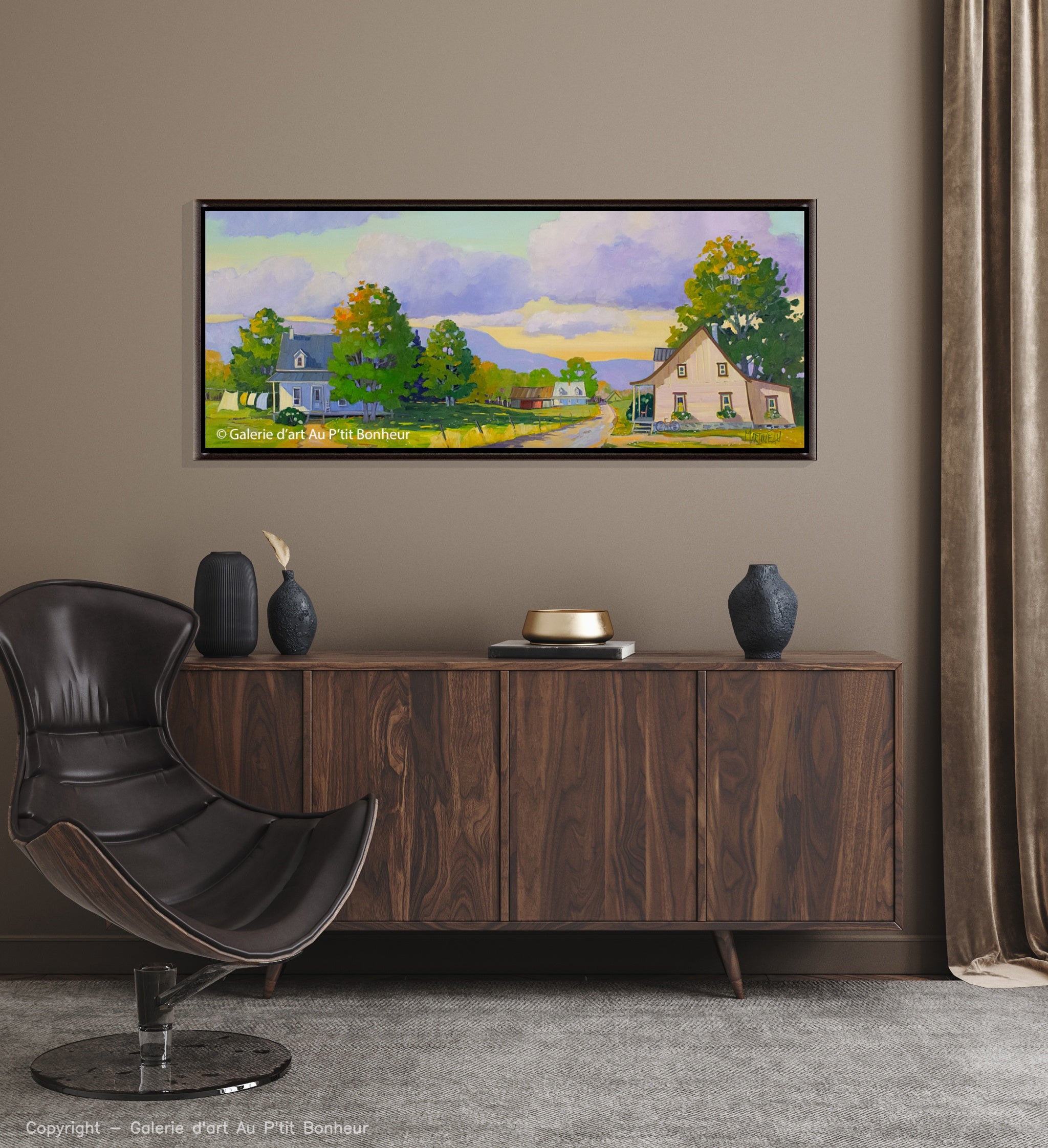 Louise Martineau | Fin de journée à Saint-Hilarion