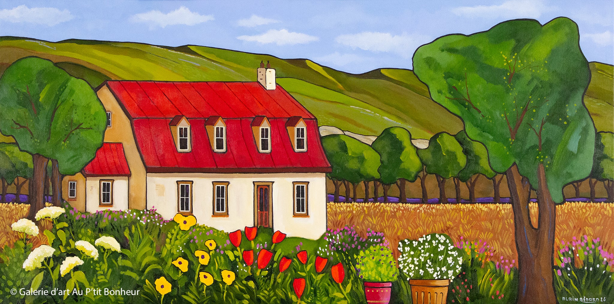 Alain Bédard, artiste peintre | Oeuvres disponibles  | Galerie d'art Au P'tit Bonheur