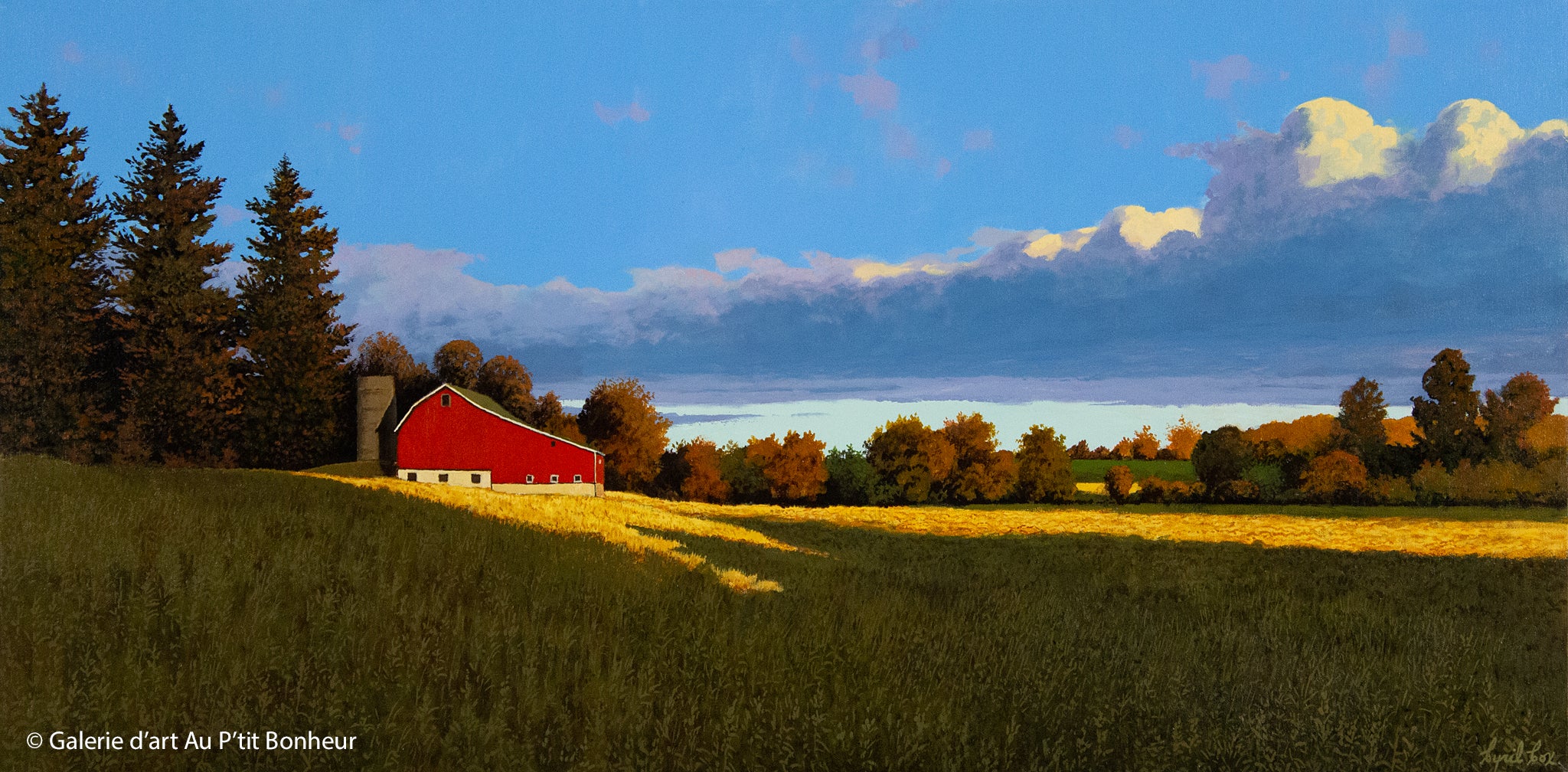 Cyril Cox | Golden Fields (Red Barn)