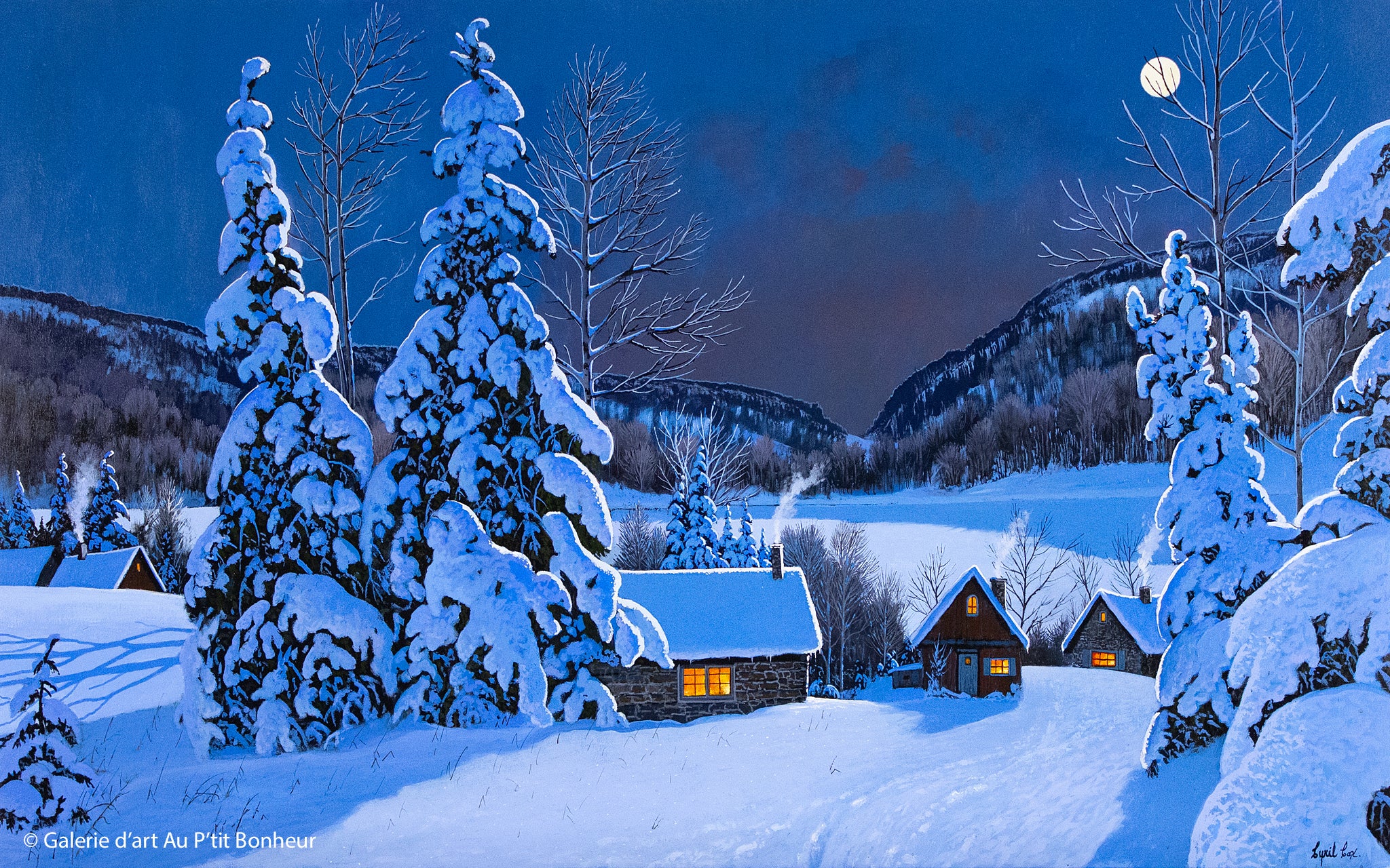 Cyril Cox, artiste peintre | Oeuvres disponibles  | Galerie d'art Au P'tit Bonheur