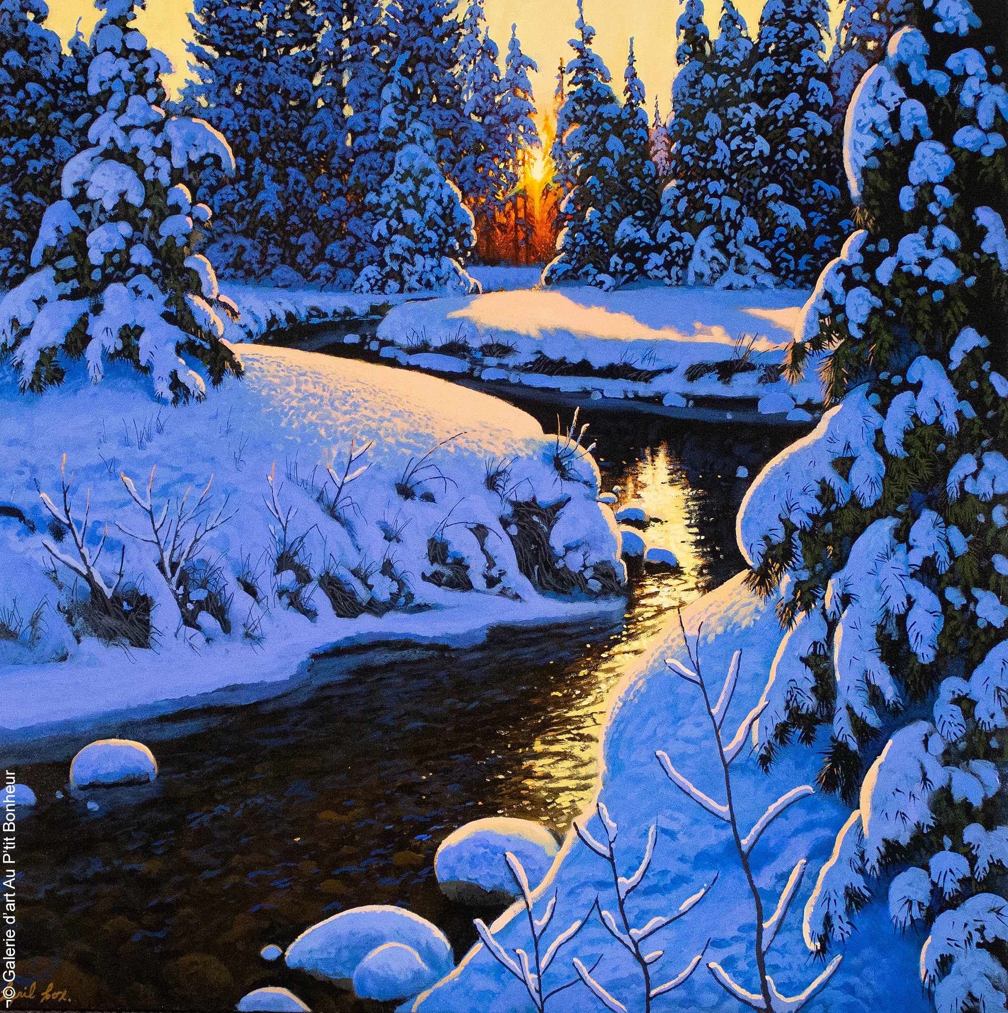 Cyril Cox | Snow Bound “Winter Creek”