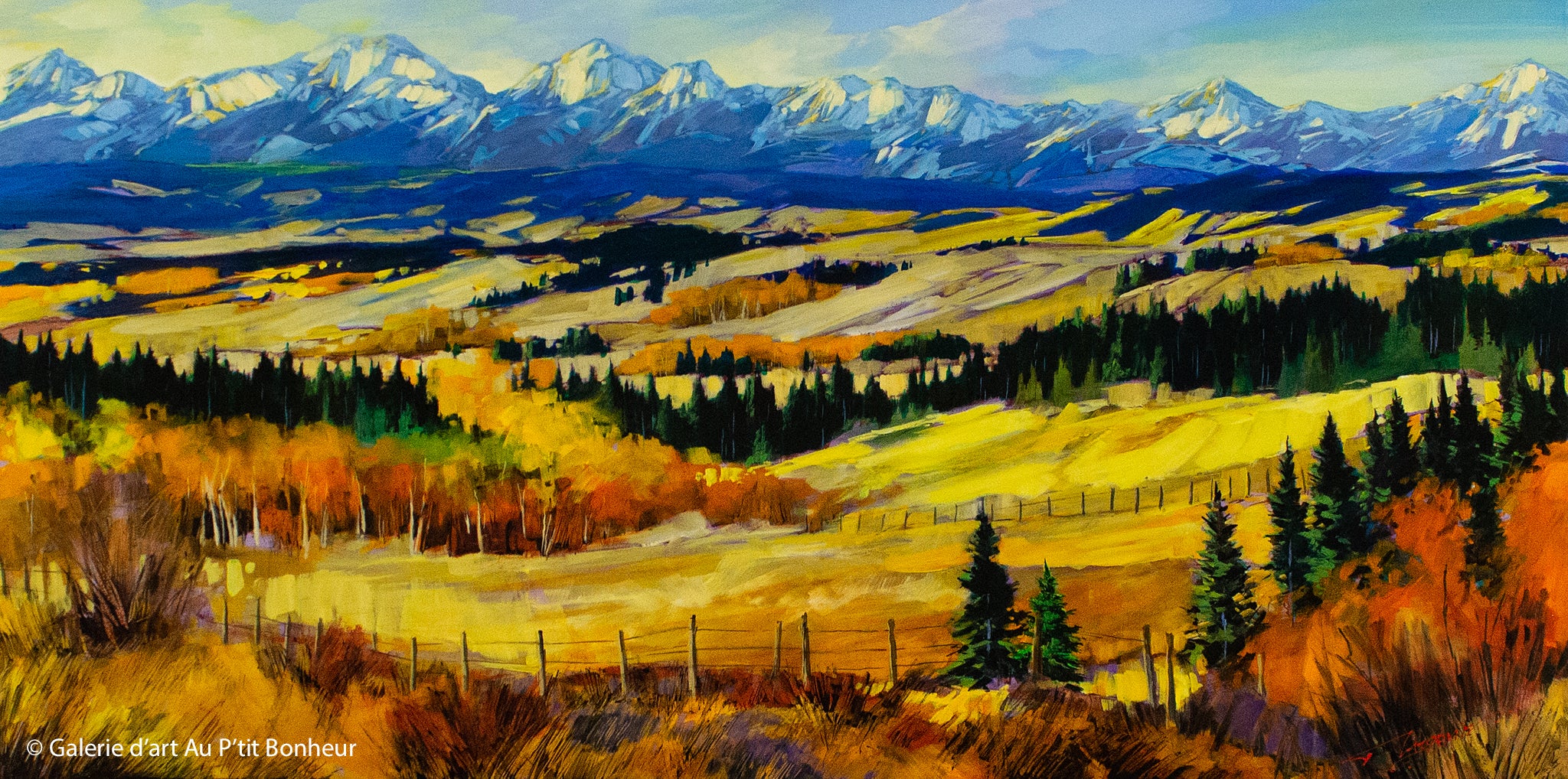 David Langevin | Fall in the Foothills