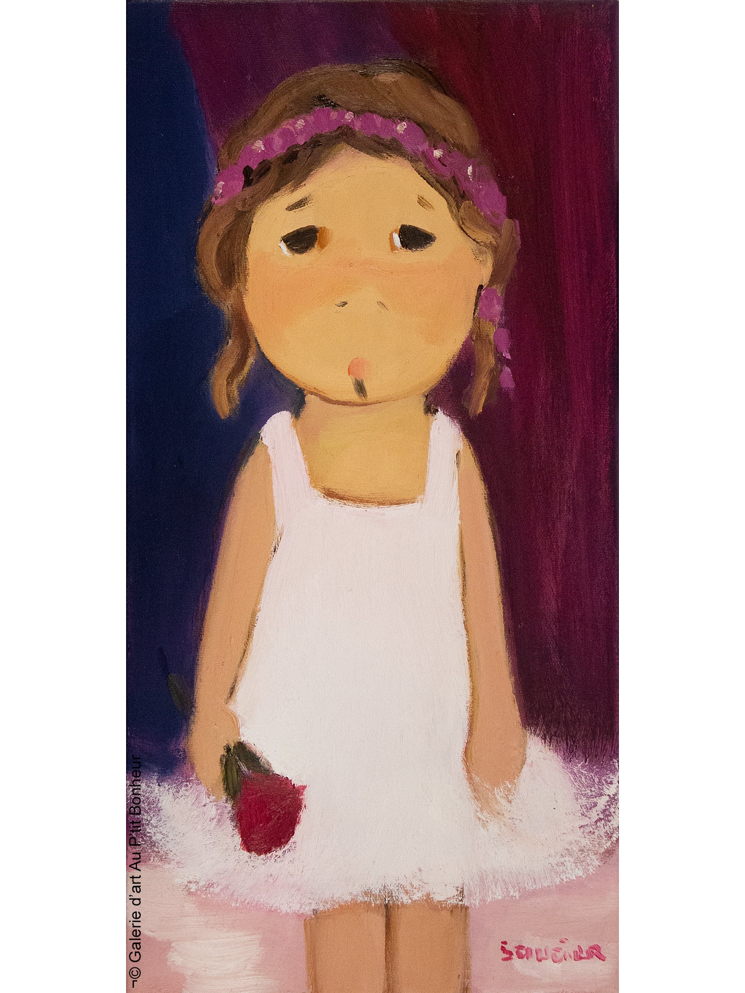 Guylène Saucier | La ballerine et la fleur
