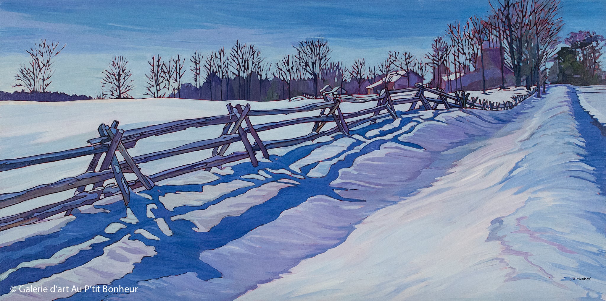 Janet K. MacKay | Winter Farm