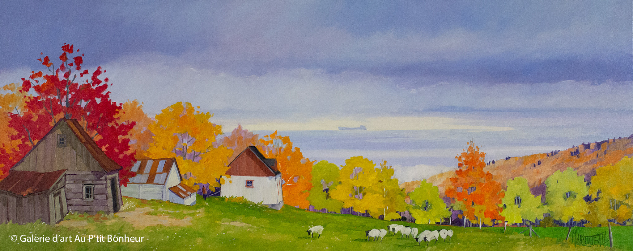 Louise Martineau | Brume sur le fleuve 