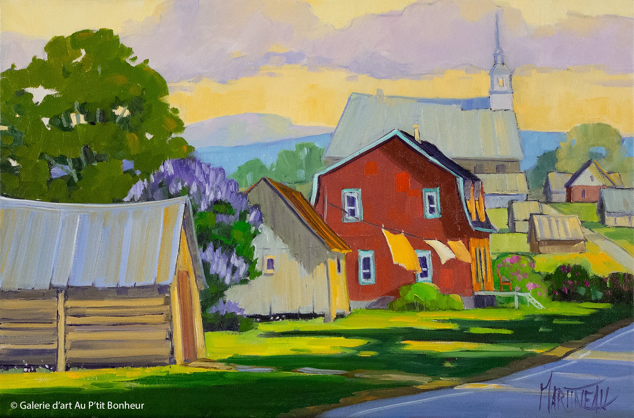 Louise Martineau | Fin de journée aux Éboulements