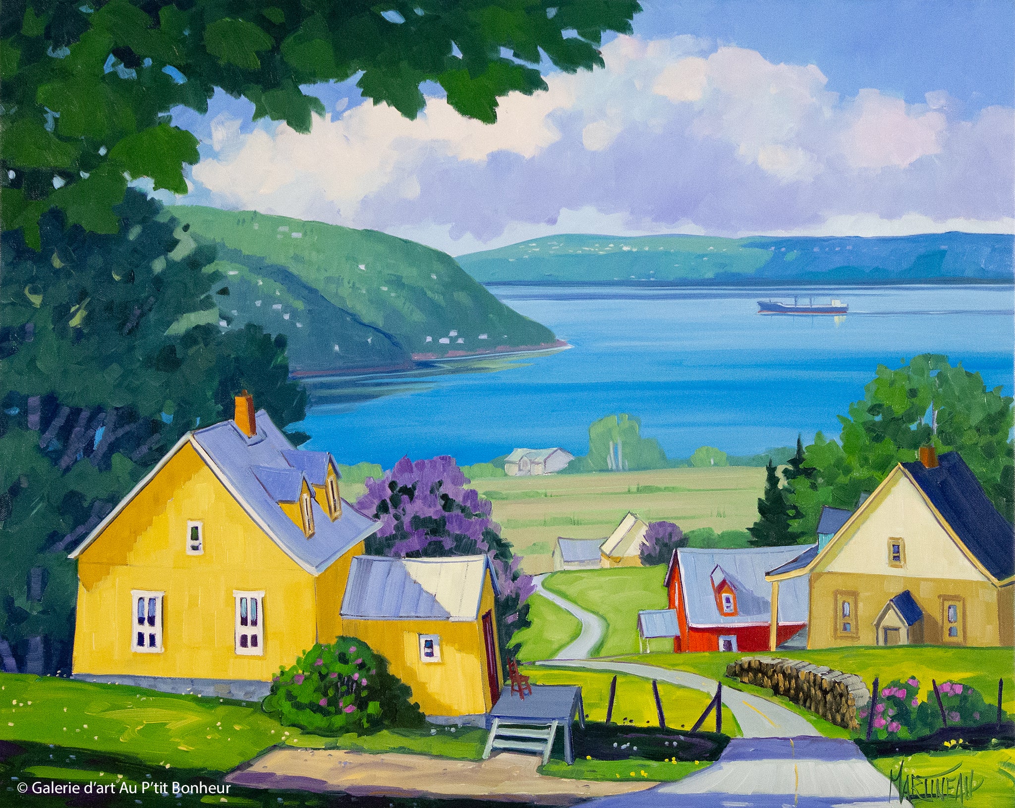 Louise Martineau | Vue sur l’Ïle-aux-Coudres