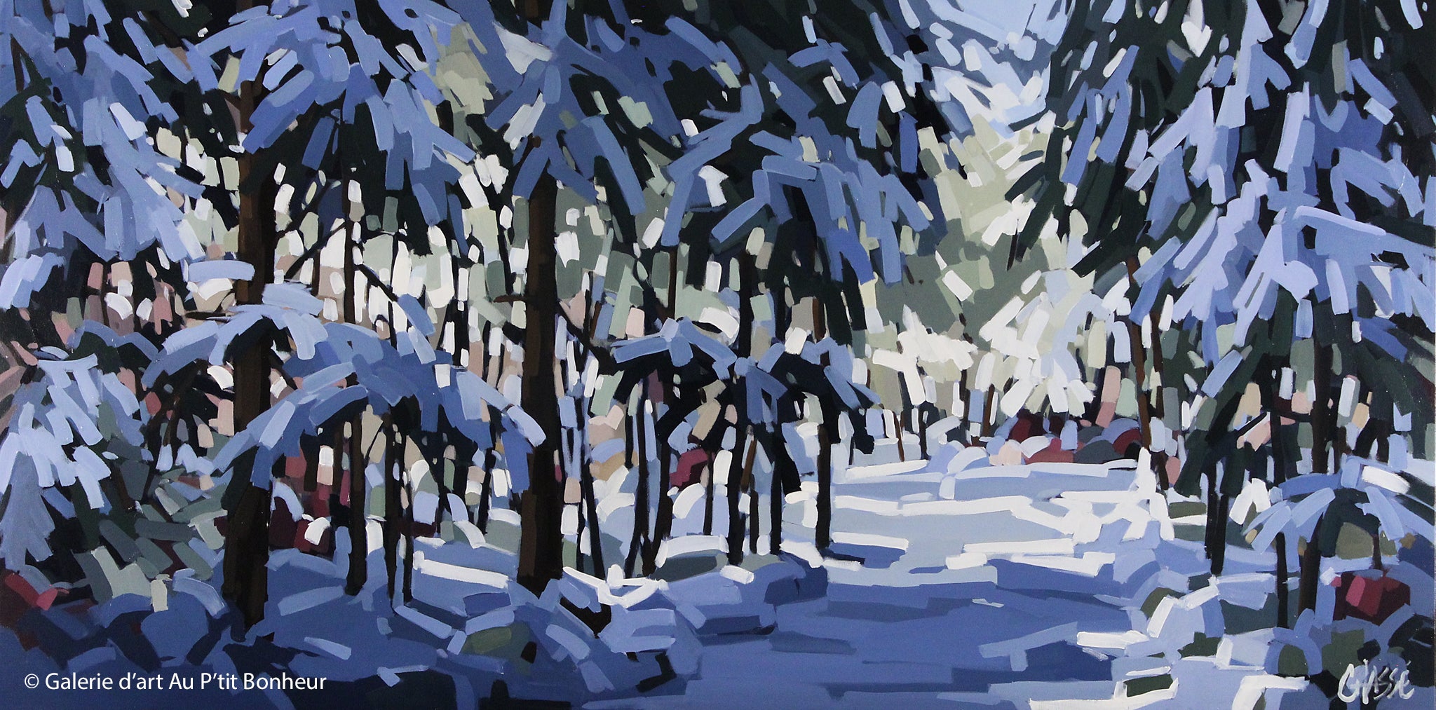 Martine Chassé, artiste peintre | Oeuvres disponibles  | Galerie d'art Au P'tit Bonheur