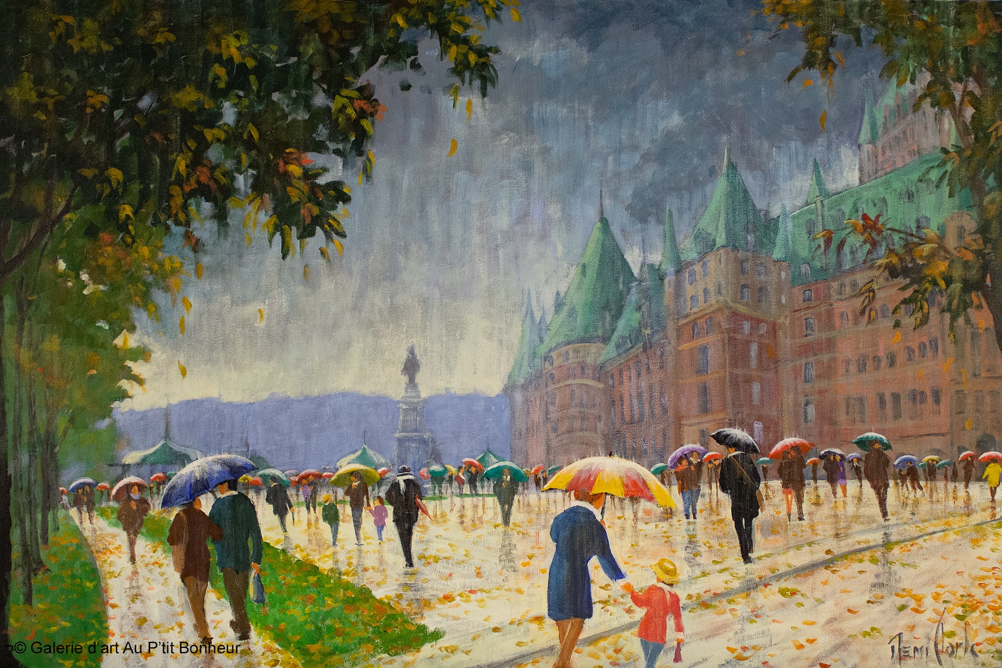 Rémi Clark | Il pleut des parapluies