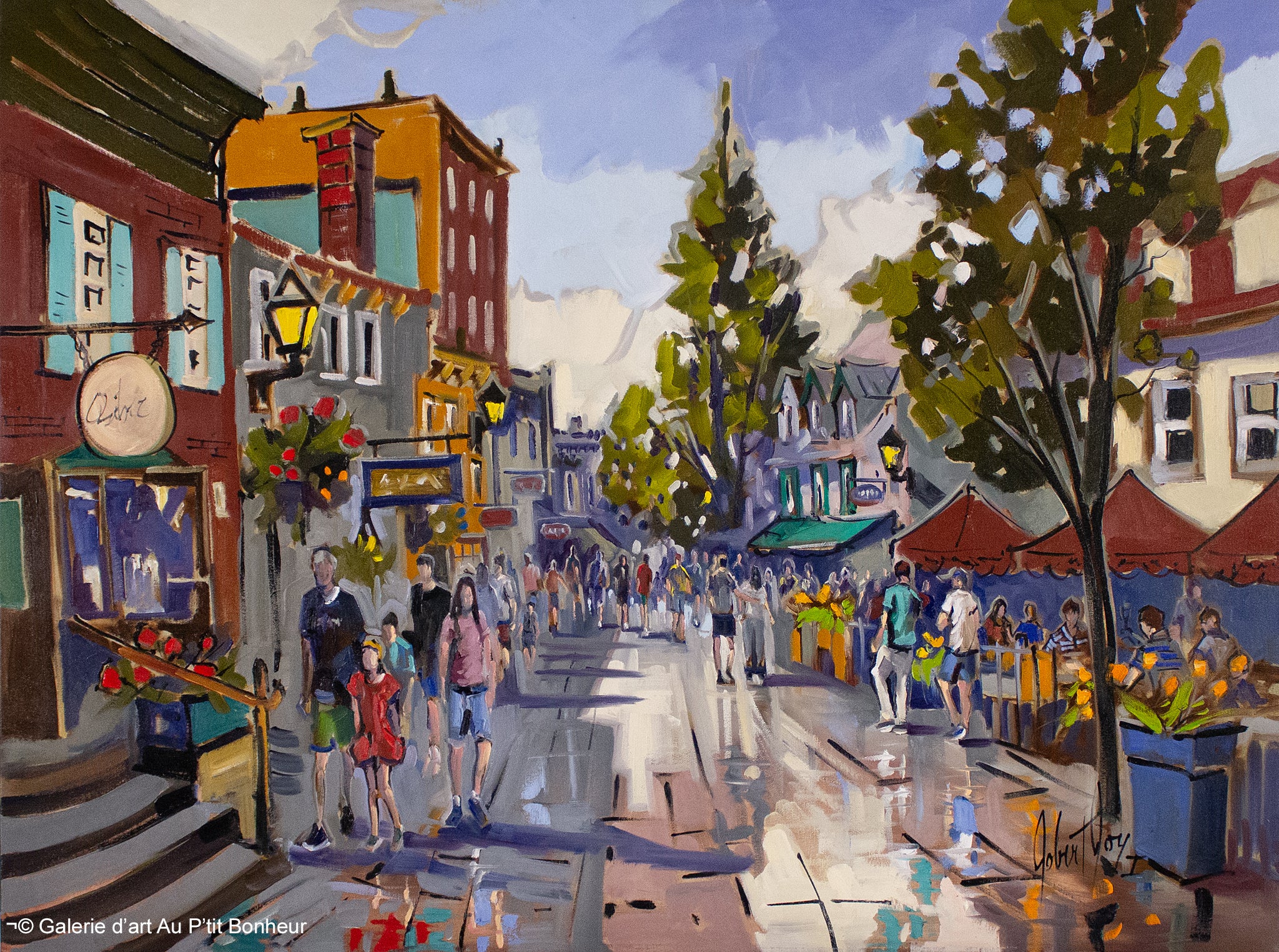 Robert Roy | Éclats d’été dans le vieux Québec