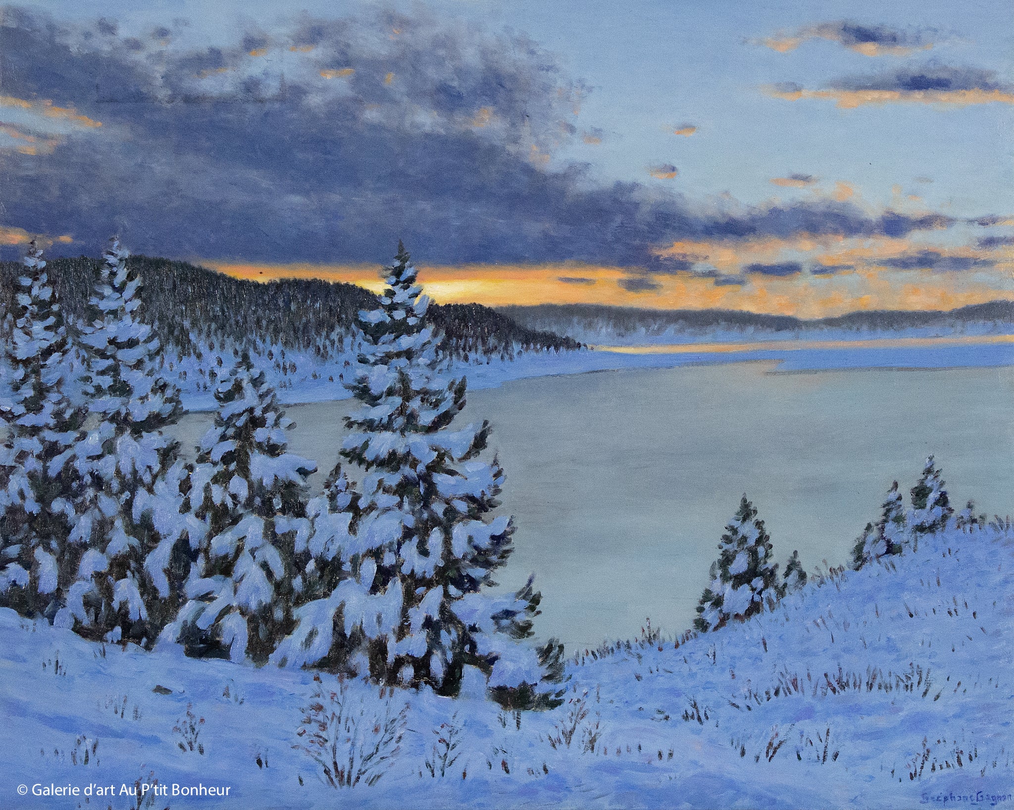 Stéphane Gagnon | Glisse le jour dans les lueurs du soir