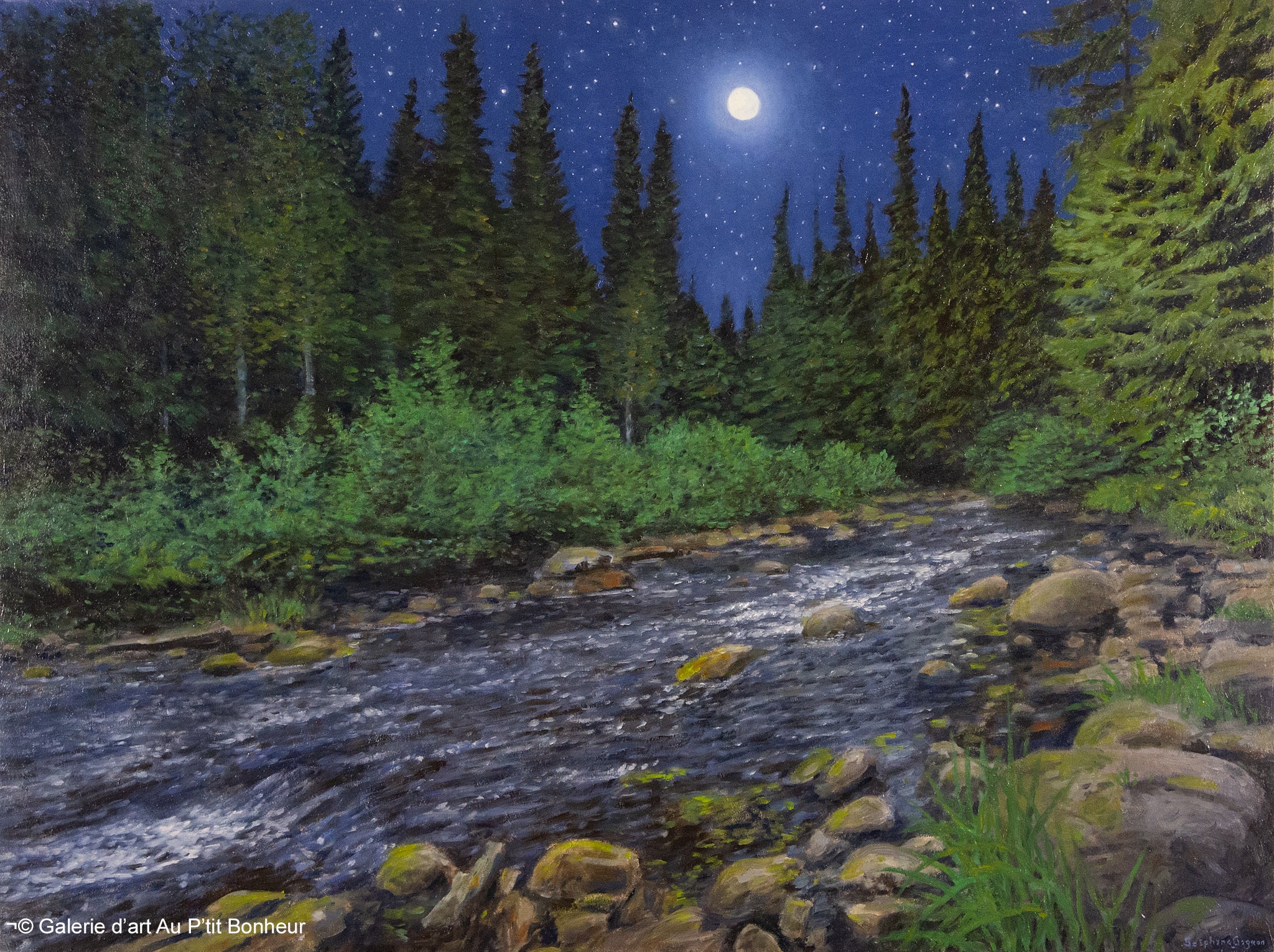 Stéphane Gagnon | Une nuit, près de la rivière