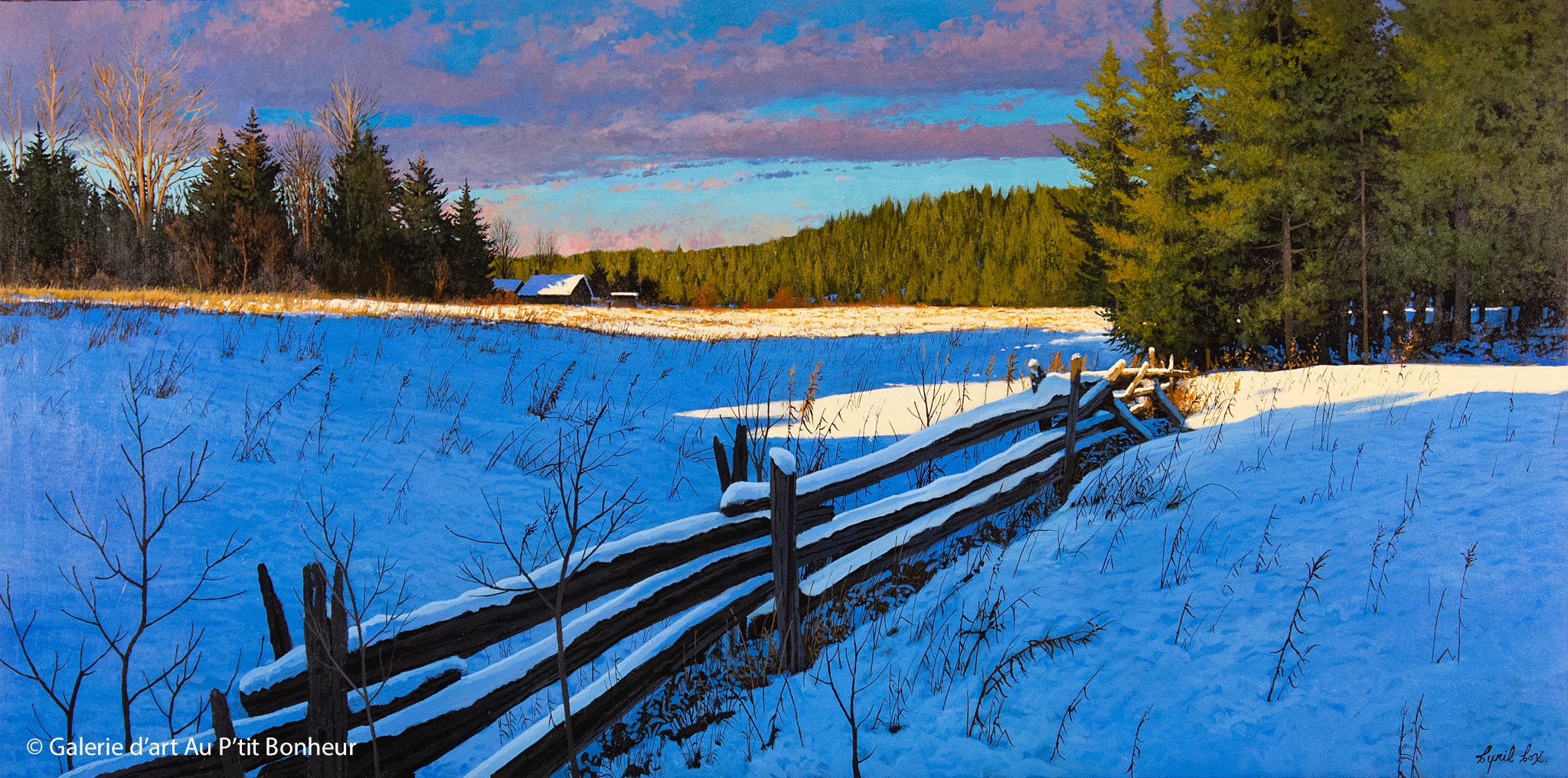 Cyril Cox | Winter Fence Line