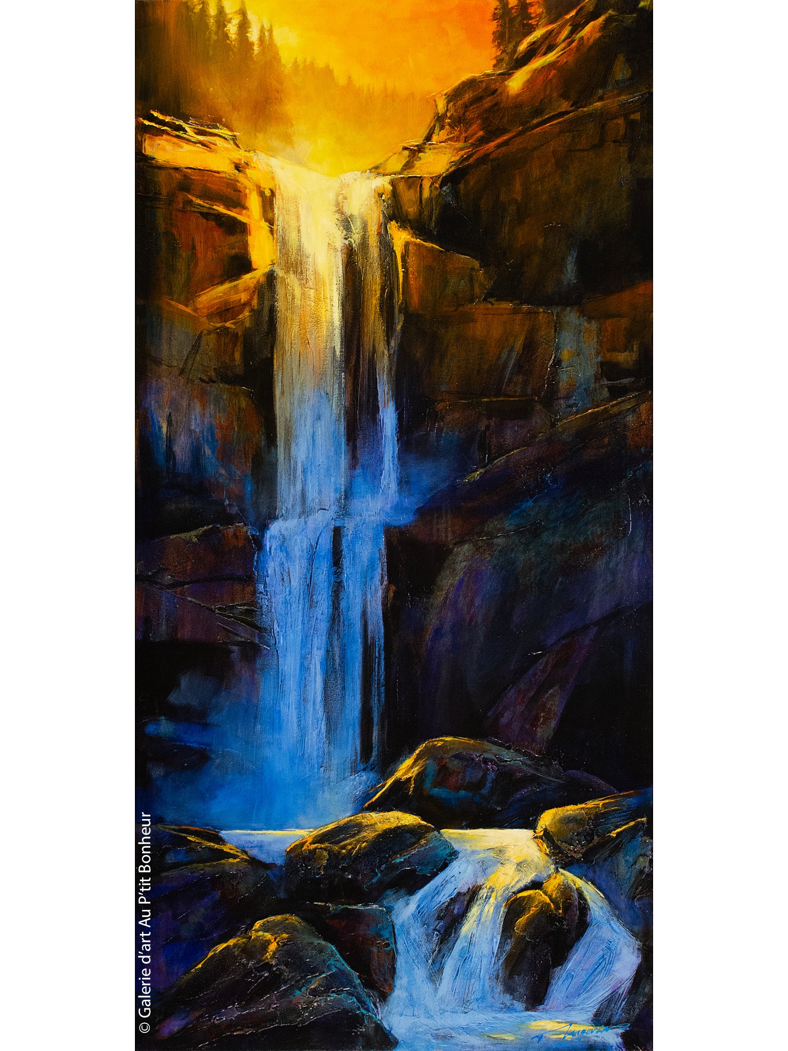 David Langevin | Rembrandt Waterfall II